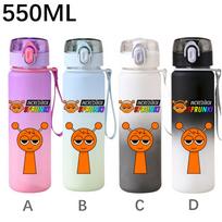 550ml Žaidimų Sprunki Gradientinis Sportinis Vandens Buteliukas Animacinis Dizainas Nevarvantis Kelionėms Patogus Gėrimo Buteliukai Lauke Sportas Fitnesas Vandens Puodelis B-1PCS