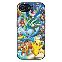 Mewtwo P-Pokemons GO P-Pikachus Telefono dėklas Apple iPhone 13 12 Mini XS 11 Pro Max 7 8 Plus + XR SE 2022 2020 SE3 Minkštas dėklas iPhone 11 blue