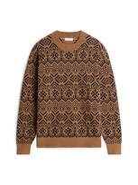 TOMMY HILFIGER Megztinis karamelės / juoda