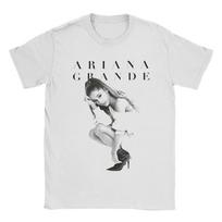 Dainininkės Ariana Grande Turo Albumas 2026 Marškinėliai Vasariniai Medvilniniai Marškinėliai Unisex Naujoviški Individualaus Logotipo Marškinėliai Trumpomis Rankovėmis Viršutiniai Marškinėliai M gray