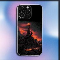 Žiedų Valdovo Telefonų dėklas iPhone 16,15,14,13,12,11 Plus,Pro,Max,XR,XS,X,Plus,SE,Mini Skaidrus Minkštas Dangtelis iPhone11 gray
