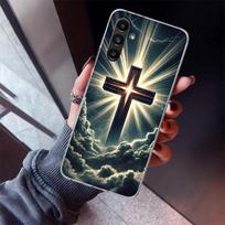 Jėzaus Biblijos telefono dėklas, skirtas Samsung Galaxy A17 A16 A15 A14 A13 A57 A56 A55 A54 A53 A37 A36 A35 A34 A33 A26 A25 A24 A23 Galaxy A17 Samsung A13 5G gray