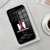 Case IH Traktoriaus Logotipas Telefono Dėklas Samsung S26 S25 Edge Ultra 23 22 21 20 Ultra Plus S24 Fe Stiklinis Dangtelis Galaxy S24