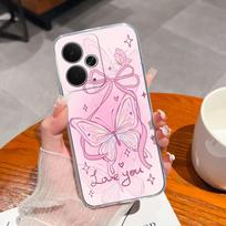 For Realme 14T 5G telefono dėklas Juokingas Kūrybiškas Skaidrus Galinis Dangtelis For Realme14 T Minkštas TPU Silikonas Lengvas Patvarus Korpusas realme 14T 5G white