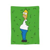 S-Simpsons Laimingos Helovino Antklodė Flanelinė Naujoviška Šilta Mėtoma Antklodė Kėdei Apkloti Sofai Visų Sezonų, 180x230cm blue