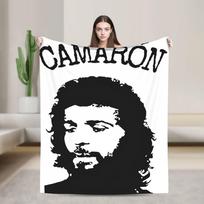 Camarons De La Isla Flamenco Dainininkas Vilnos Mados Antklodė Muzika Rokenrolis Juokingas Mesti Mados Antklodė Namams 125*100cm Itin Minkštas 75x90cm