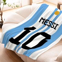 Miegmaišis Messi Šiltas Kelio Lova Vilna Kempingas Individualus Dekoratyvinis Sofa Žiemos Pūkuoti Minkšti Antklodės Karališko Dydžio Mikropluošto Patalynė 75x90cm