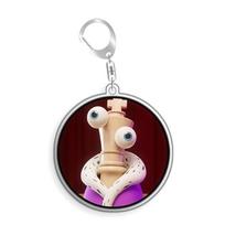 Skirta nuostabiam skaitmeniniam cirkui Pomni Zooble Gangle Kinger Ragatha Akrilinis Savadarbis Mielas Animacinis Anime Raktų pakabukas Pakabukas Žaislas Dovana 5cm gray
