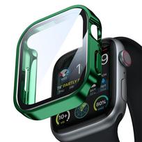 Cover for Apple Watch Case 46mm 42mm 45mm 44mm 49mm 41mm 40mm Screen Protector Tempered Glass Series 11 10 7 8 9 SE 6 5 4 Ultra 2/3 46mm Series 11/10 žalia