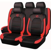 Universalus PU odos kvėpuojantis tinklinis automobilio sėdynės užvalkalas Single Headrest