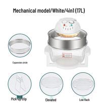 110V Stiklinis oro gruobtuvas su konvekcija ir halogenais JAV, ES, JK specifikacijoms EU Spec (220-240V)/White Label