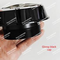 A0004001100 147mm/90mm Aliuminio Automobilio Emblema Ratlankio Centrinis Dangtelis Atskiras C190 AMG GT/GTS C63 E53 G63 Quantity 1pcs black