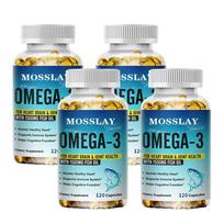 Didelės koncentracijos giliavandenių žuvų taukų Omega-3 kapsulės, 1500 mg žuvų taukų porcijoje, turtingos EPA ir DHA, tinka suaugusiems. 120*4 blue