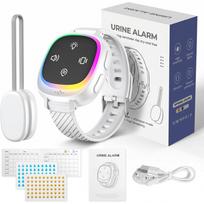 Belaidis šlapinimosi į lovą signalizatorius berniukams ir mergaitėms, sustabdykite šlapinimąsi į lovą vaikams su USB įkraunamu jutikliu, šlapimo signalizatorius su vibracijos ir garso įspėjimu. mėlyna