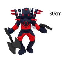 Skibidi Toilet Plush Speakerman Speaker Man TV Man Woman Gman Drill G Man Tvman Skibidi Toilet Plush Toy Doll Stuffed Doll Gift black
