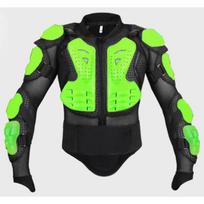 S-4XL dydžio Motokroso Motociklo Važiavimo Šarvuota Striukė Drabužiai Viso Kūno Vėžlio Apsauga Motociklo Moto Striukės Šarvai XL žalia