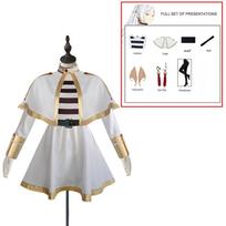 Anime Frieren Cosplay Kostiumas Frieren: Beyond Journey's End Cosplay Frieren Suknelė Moteriškas Helovino Ragana Kostiumas Frieren Cosplay M white