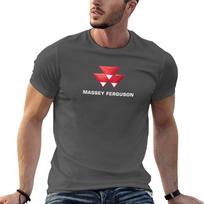 Massey Ferguson Žemės ūkio Marškinėliai Madingi Grafiniai Marškinėliai Unisex M black