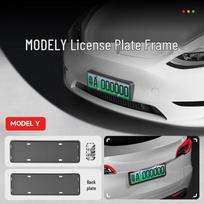 Tesla Model Y/3 Licencijos plokštelės laikiklio dangtelis - Pilno krašto apsauginis rėmelis, Atnaujinta versija.