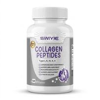 Daugiafunkciniai kolageno peptidai 1800 mg - Hidrolizuoti I, II, III, V ir X tipai odai, plaukams, nagams ir sąnariams - 120 kapsulių 1pack