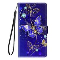 Skirta Samsung Galaxy A17 5G dėklas Magnetinis atverčiamas odinis telefono dėklas Funda Samsung A 17 A17 5G SM-A176B Kortelių laikiklis Knygos formos dangtelis for Samsung A17 5G blue