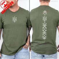 Ukrainos marškinėliai Unisex Ukrainos vėliavos marškinėliai Simbolis Tryzub Ukrainietiški patriotiški marškinėliai Vasariniai Camisetas Nostalgija Gatvės mados viršutiniai drabužiai S gray