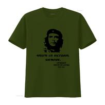 Che Guevara Hasta La Victoria Siempre Counisexdante Marškinėliai Pagaminta JAV S 5XL Derliaus Atsitiktiniai Gatvės Stiliaus Mada Patogūs M black