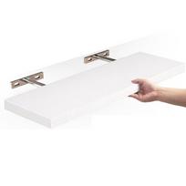 Patvarus pakabinamas laikymo stovas Mediniai vitrinos stovai Augalų stovas Sieninės lentynos Sodybos stilius White-1pcs white