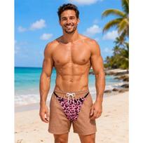 3D Print Fruit Theme Fun Butt Prank Pattern Swim Trunks For Men Floral Hawaii Quick Dry Beach Shorts Vacation Gifts Boyfriend 4XL brown