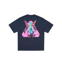 PALACE Tri Fairy T Shirt P28TS118 M tamsiai mėlyna spalva