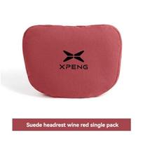 Suede automobilio galvos atramos juosmens atramos sėdynės atrama S klasė Minkšta automobilio kaklo pagalvėlė Xiaopeng Xpeng G9 X9 G6 P7 P7i P5 G3 Automobilio priedai Headrest-red 1pc brown