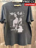 Rare Sade Love Deluxe Albums Retro Charcoal Unisex T shirt Reprint S- XL black