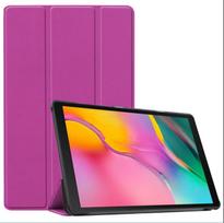 Išmanus dėklas Samsung Galaxy Tab A SM-T510 SM-T515 T510 T515 planšetiniam kompiuteriui Dėklas su stoveliu Tab A 10.1'' planšetiniam kompiuteriui violetinė