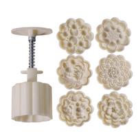 Kūrybiškas Mėnulio pyrago formelis 3D sausainių antspaudas Kepimo įrankis Konditerijos kepimo modelis Desertui Style 3(75g)
