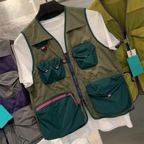 Unisex Lauko daug kišenių spalvotas žvejybos liemenė 3X-Large
