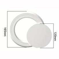 New Round Access Panel Self Adhesive Removable Wall Hole Cover White Access Panel Door