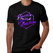 Purple Disco Machine Dj Gerunisexy Tshirt Plus Size Summer Short Sleeve Tshirt S black