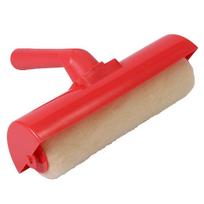 1Pcs No Drip Roller Splatter-Free Paint Brush 9 Inch Ceiling Paint Roller With Shield Roller And Shield Ceiling Paint Rollers raudona