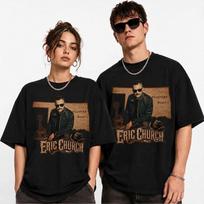Eric Church Free The Machine Tour August 21 2026 Fan Merch Unisex T-Shirt M brown