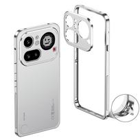 Nuimama sagties dėklas Nothing Phone 4A Nothing Phone 4A Pro Aliuminio lydinio Metalinis rėmelis Bamperis Kameros apsauginis dangtelis