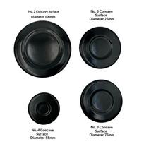 Oil-Proof Universal Gas Burner Cap Cover Set Oven Hob Flame Crown Hat for Home Kitchen Stove Parts 4PCS black