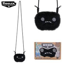 Fuggler Originalinis Mini Pečių Monetinė Piniginė Pliušinis Žaislas 10cm Krepšys Baisaus Monstro Ausinių Dėklas Mažos Talpos Pliušinis Reguliuojamas Dirželis