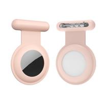 1pc Silicone Holder for Kids Hidden,Kids GPS Tracker Holder Case for airtag,Hidden holder with pin for Air Tags Children,Elderly rožinė
