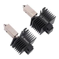 3D Printer Hot End Kit Fit for Bamboo Lab X1 P1S Hardened Steel with 0.2mm 0.4mm Nozzle Ceramic Heater Replacement black