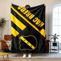 NAC Breda Soft and comfortable flannel Suitable for sofas living rooms outdoor camping travel and also makes a great anniversary gif 80cmx120cm yellow