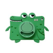 Skirta iPad Pro 11 M2 2022 10th Air 5 10.9 Case Kids Planšetinio kompiuterio dangtelis iPad Mini 6 Air 2 3 4 iPad 10.2 7 9th 10.5 9.7 3D Crocodile Case iPad 5 6 9.7 2017-18 blue