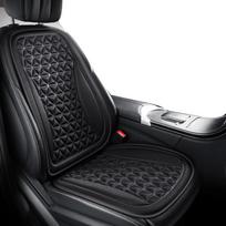 SEAMETAL automobilio sėdynės užvalkalo pagalvėlės kilimėlis 3D slėgio mažinimo kėdės pagalvėlė kvėpuojantis automobilio priekinės / galinės galinės sėdynės užvalkalas Single Front Seat+Backrest juoda