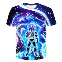 2023 m. Vaikiški animaciniai marškinėliai Vaikiški Dragon Ball Z marškinėliai Vaikiški anime drabužiai 3–14 metų kūdikiams trumpomis rankovėmis Kids Height 140 cm blue