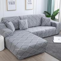 Sofos sėdynės užvalkalas foteliams Nuimami elastiniai pagalvėlių užvalkalai L formos Chaise Longue kampinė sofa Pirkti Large(190-230cm)1pc
