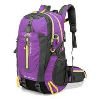 Neperšlampama laipiojimo kuprinė 40 l Lauko sportinis krepšys Kelioninė kuprinė kempingo žygių kuprinė Vyriška žygio kuprinė moterims purple